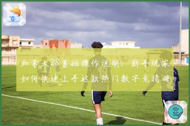 加拿大28基础操作说明：新手玩家如何快速上手这款热门数字竞猜游戏